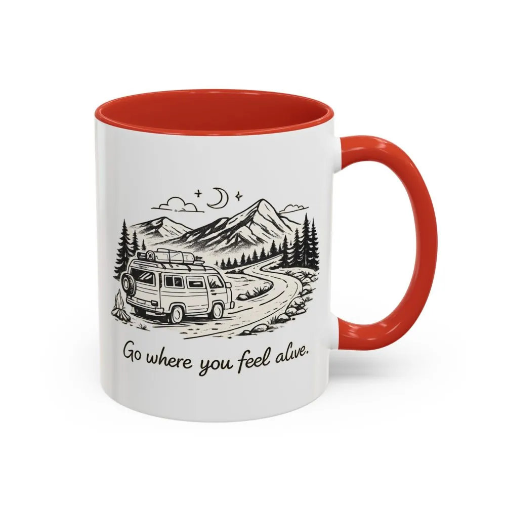 7240697256824838501_2048.jpeg Accent Coffee Mug (11, 15oz) — "Go Where You Feel Alive" Design Minimal-Line