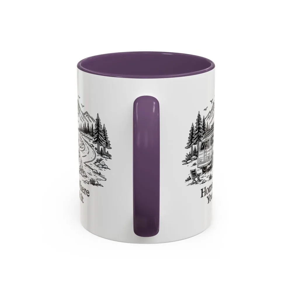 7261956021244008263_2048.jpeg Accent Coffee Mug (11, 15oz) — "Home Is Where You Park It" Design Minimal-Line