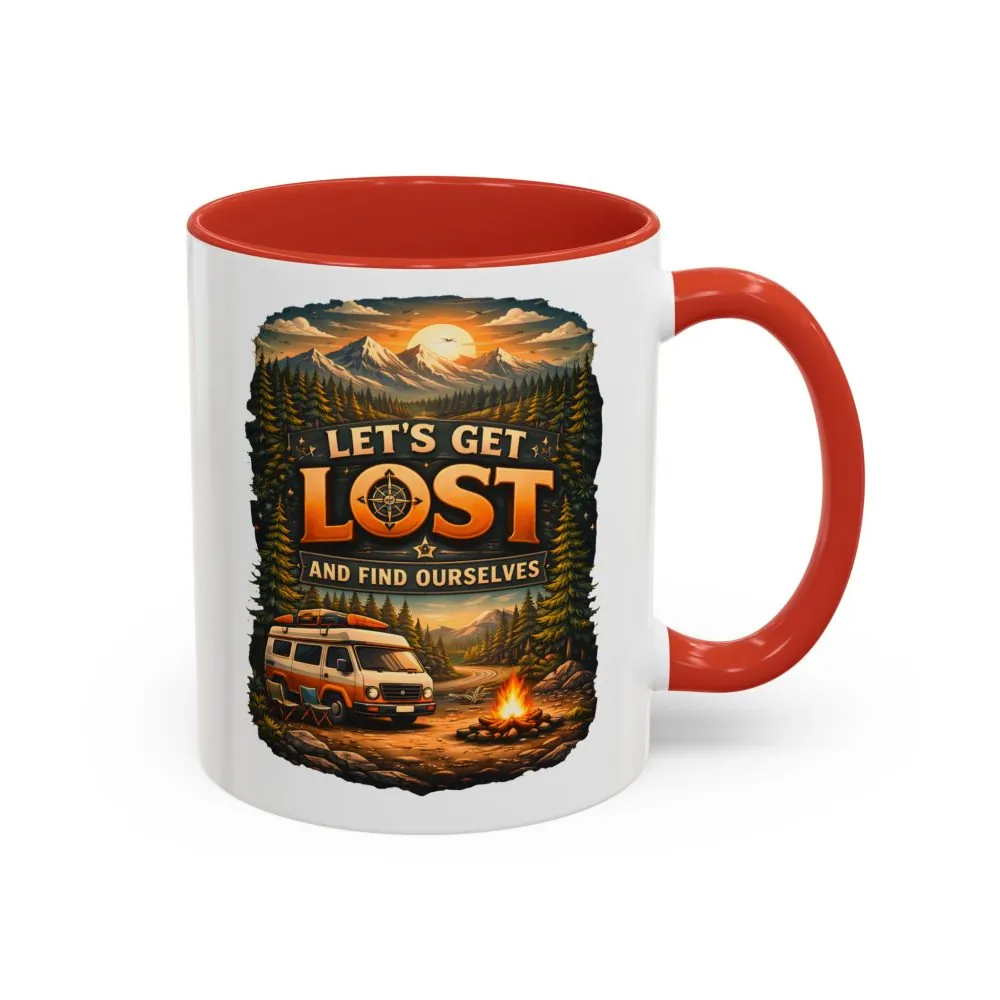 7270266397986971244_2048.jpeg Accent Coffee Mug (11, 15oz) — "Let´s Get Lost And Find Ourselfs" Design Scenic-Line