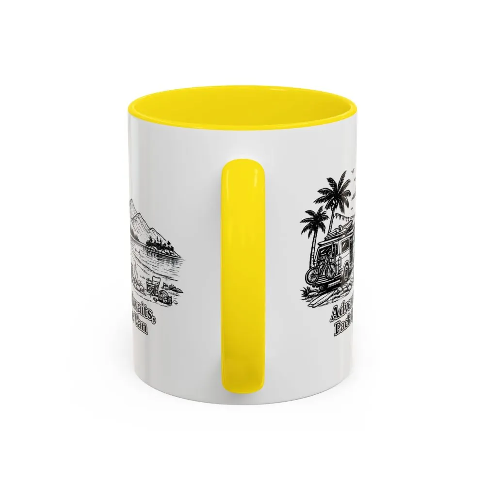 7281766959780204014_2048.jpeg Accent Coffee Mug (11, 15oz) — "Adventure Awaits,Pack Up The Van" Design Minimal-Line