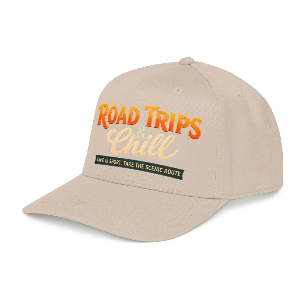 7358648277413420383_2048.jpeg Baseball Cap - "Road Trips And Chill" Design Scenic-Line