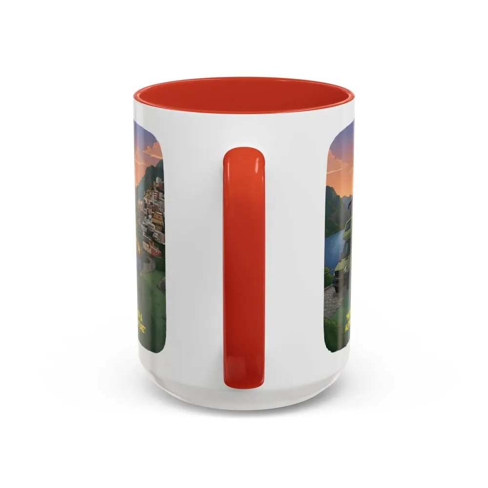7373979036231433881_2048.jpeg Accent Coffee Mug (11, 15oz) — "Mountain Air And Alpine Adventure"" Design Sitcom-Line