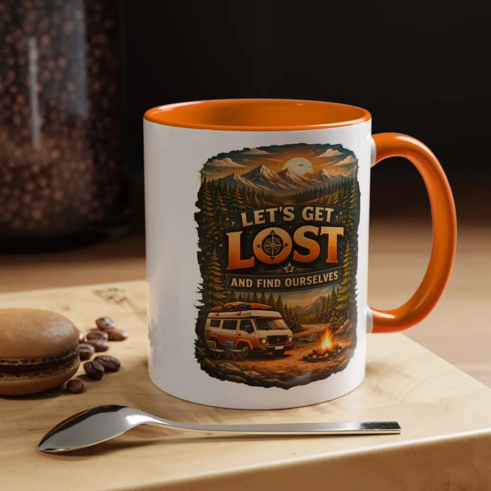 7384609891401269066_2048.jpeg Accent Coffee Mug (11, 15oz) — "Let´s Get Lost And Find Ourselfs" Design Scenic-Line