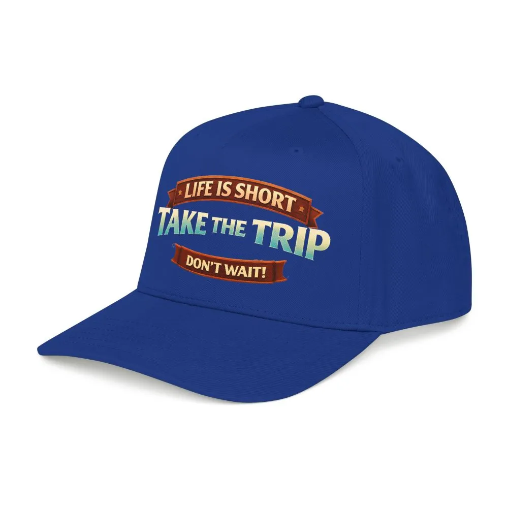 7385308365072089864_2048.jpeg Baseball Cap - "Live Is Short Take The Trip" Design Scenic-Line