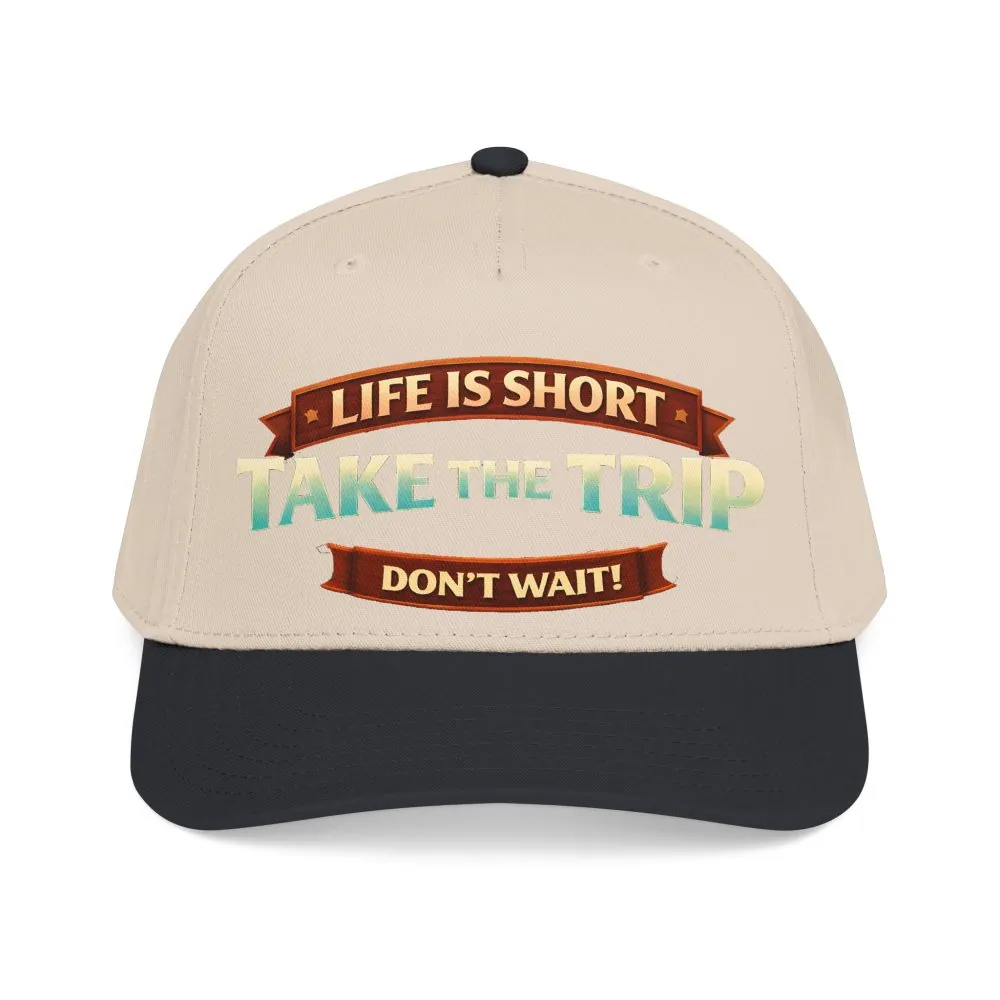 7392324588041311321_2048.jpeg Baseball Cap - "Live Is Short Take The Trip" Design Scenic-Line