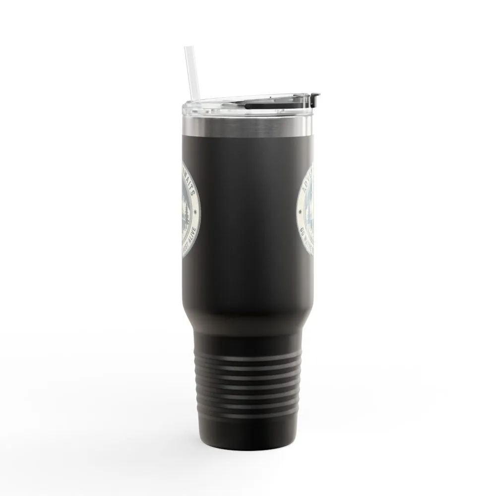 7407968759011645362_2048.jpeg Insulated Travel Mug - "Adventure Awaits-Go Where You Feel Most Alive" (40oz) – Retro Camper Design, Keep Drinks Hot or Cold