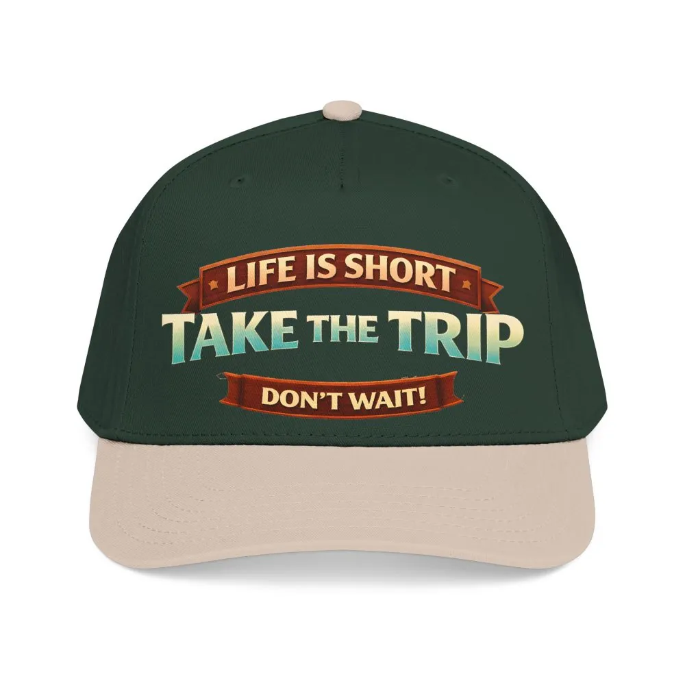 7428441172941190427_2048.jpeg Baseball Cap - "Live Is Short Take The Trip" Design Scenic-Line