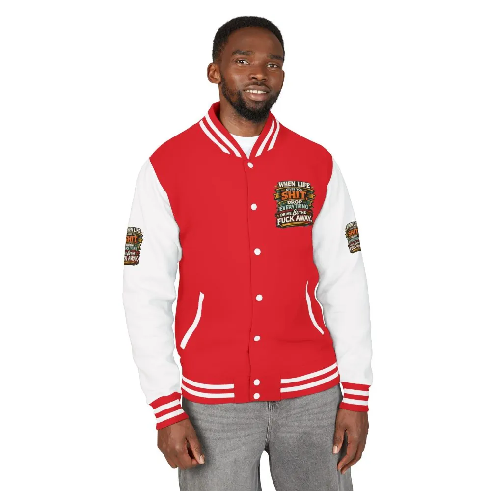 7464257019657008898_2048.jpeg Unisex Heavyweight Letterman Jacket — "When Live Gives You Shit" Design F**K-Line