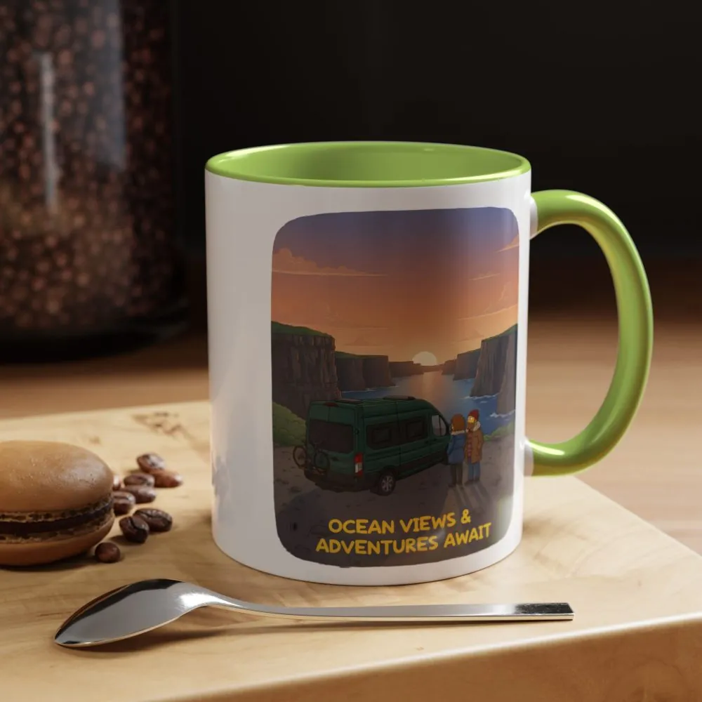 748180222722866145_2048.jpeg Accent Coffee Mug (11, 15oz) — "Ocean Views-Adventures Awaits" Design Sitcom-Line