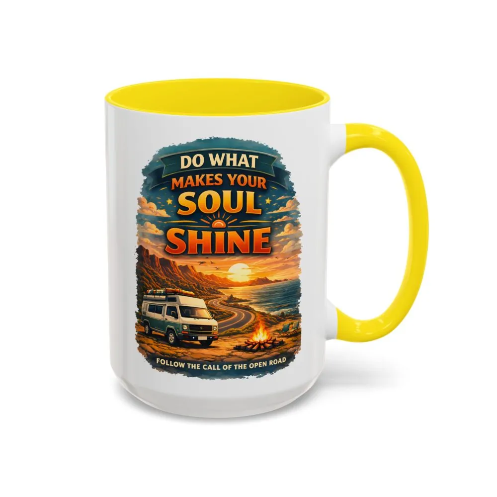 7487297501188270967_2048.jpeg Accent Coffee Mug (11, 15oz) — "Do What Makes Your Soul Shine" Design Scenic-Line
