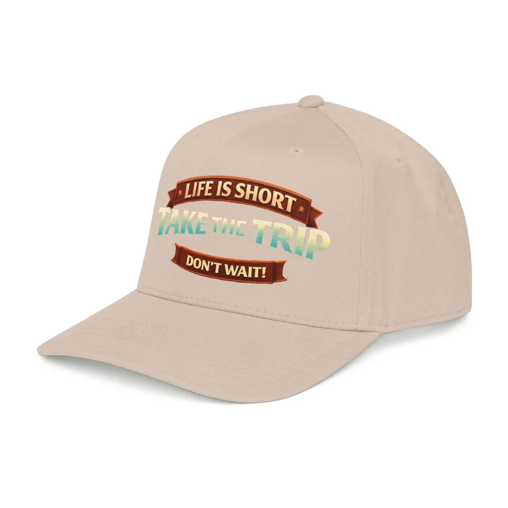 7493203293924913868_2048.jpeg Baseball Cap - "Live Is Short Take The Trip" Design Scenic-Line