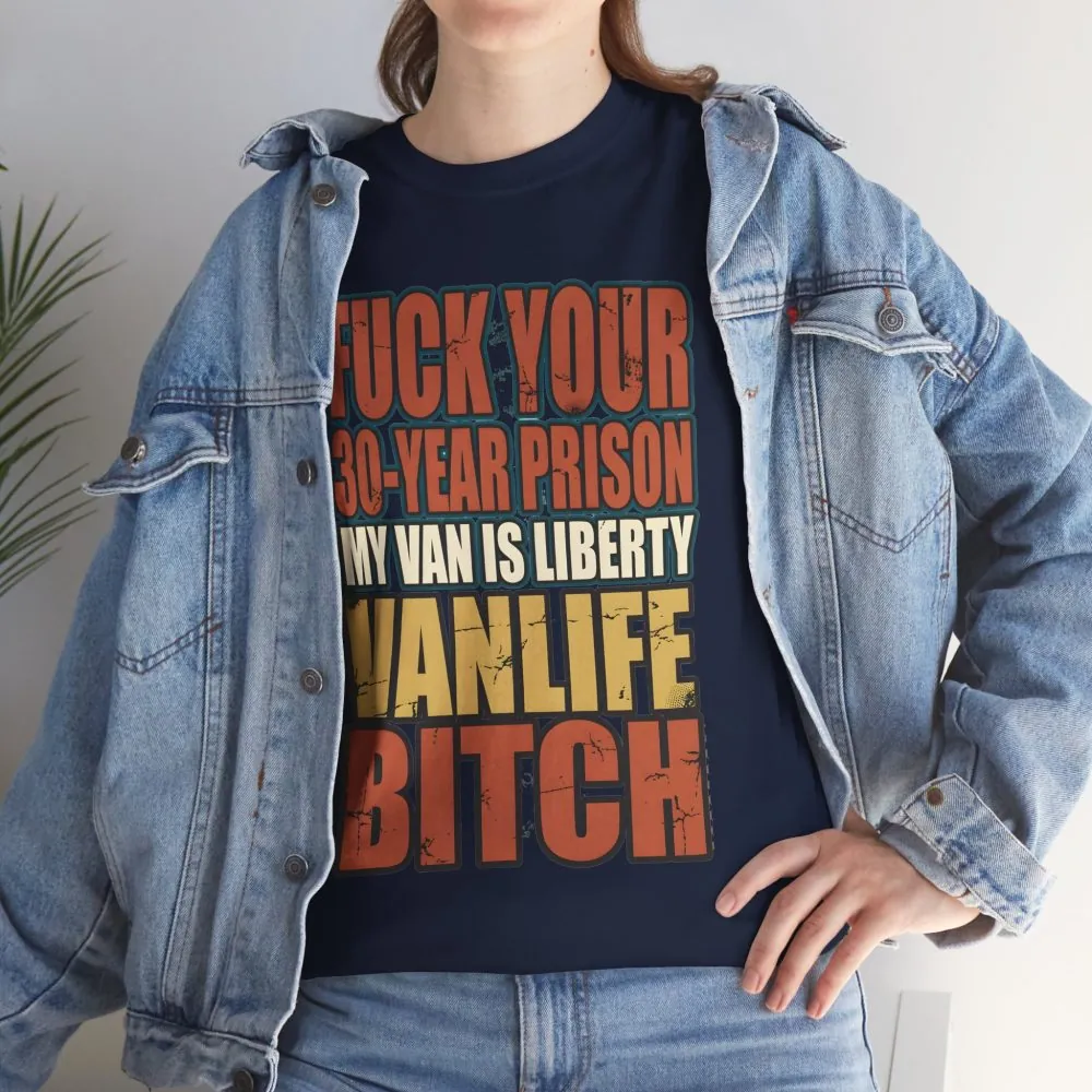 Unisex Heavy Cotton Tee — "Fuck Your 30 Year" Design F**K-Line