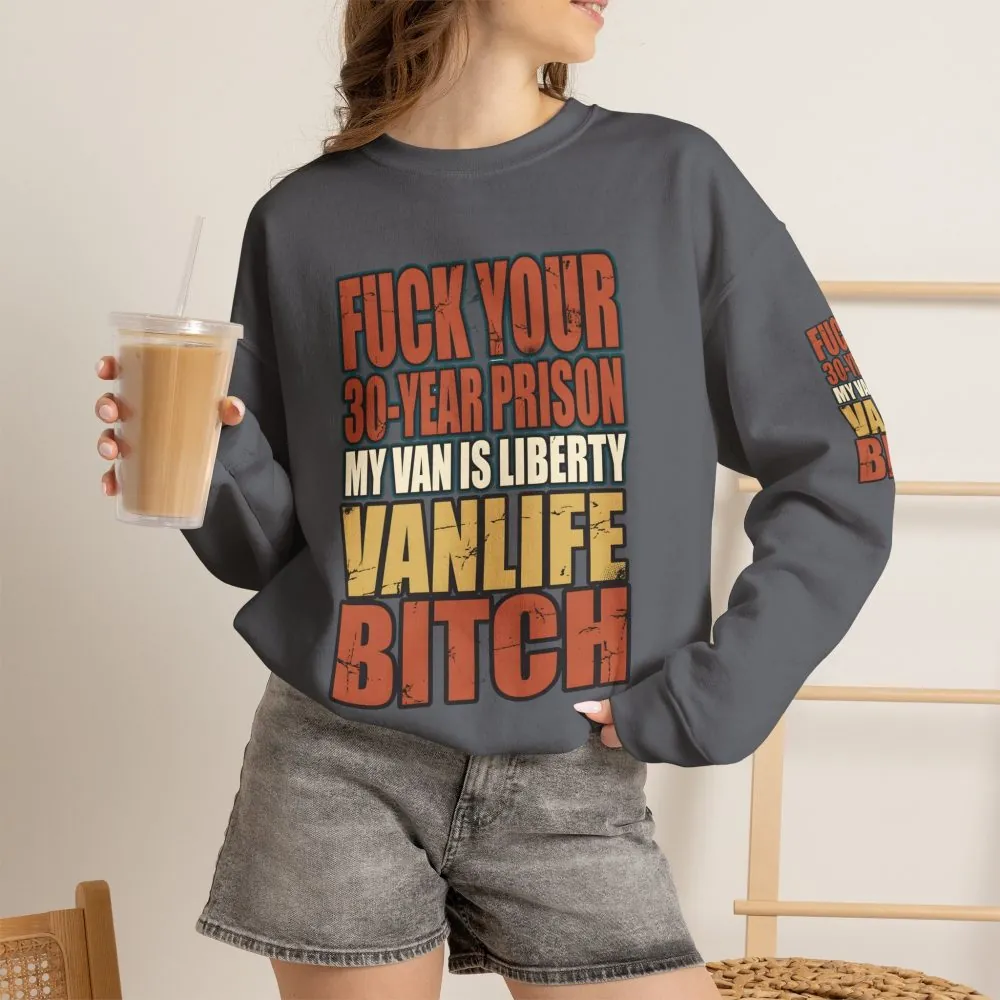 7508492095831461082_2048.jpeg Unisex Heavy Blend™ Crewneck Sweatshirt — "Fuck Your 30 Year" Design F**K-Line