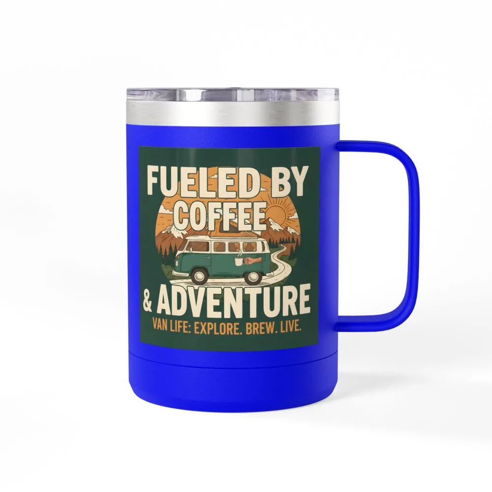 7515652143698607610_2048.jpeg Coffee Mug Tumbler, 15oz — "Fueled by Coffee & Adventure"
