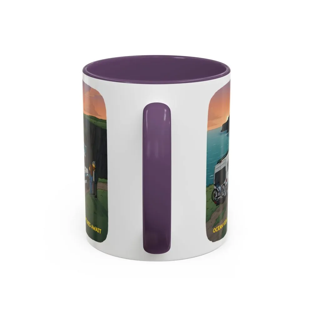 753116361785102093_2048.jpeg Accent Coffee Mug (11, 15oz) — "Ocean Views-Adventures Awaits" Design Sitcom-Line