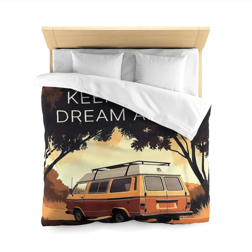 7551704205380455985_2048.jpeg Duvet Cover – "Vanlife Keep Your Dream Alive" Retro Camper Bedding