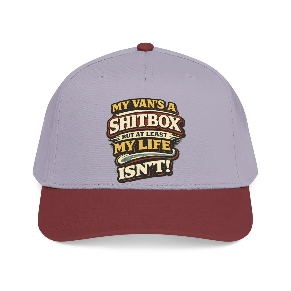 7557230939408822201_2048.jpeg Baseball Cap - "My Van`s A Shitbox" Design F**K-Line
