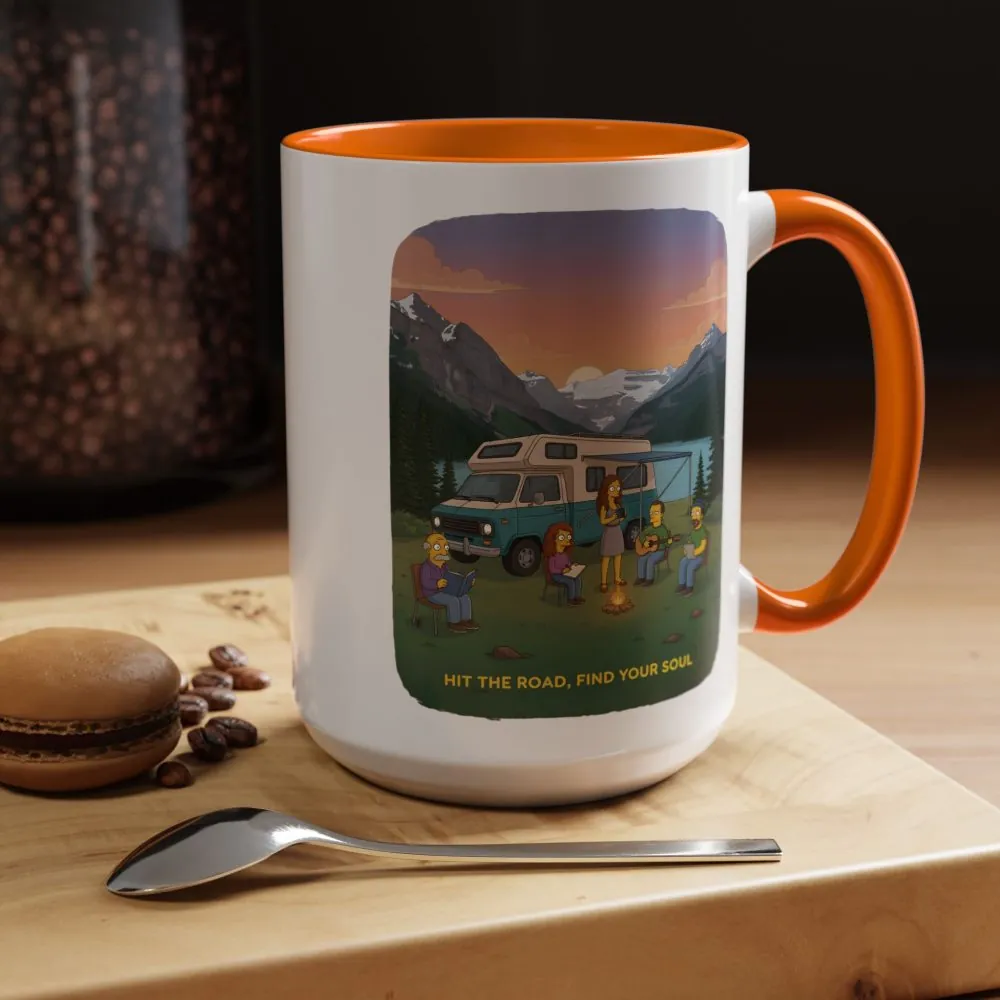 756016318605299831_2048.jpeg Accent Coffee Mug (11, 15oz) — "Hit The Road-Find Your Soul" Design Sitcom-Line