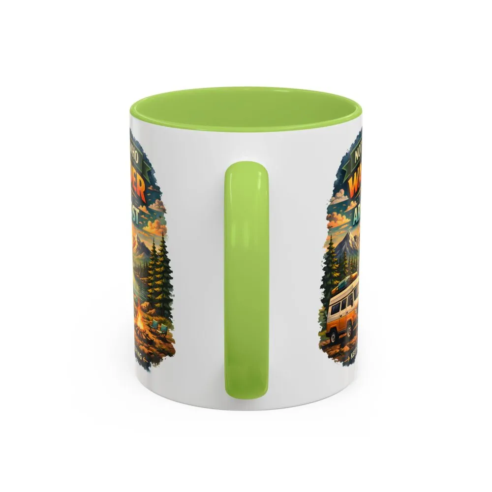 7562792591449417566_2048.jpeg Accent Coffee Mug (11, 15oz) — "Not All Who Wander Are Lost" Design Scenic-Line