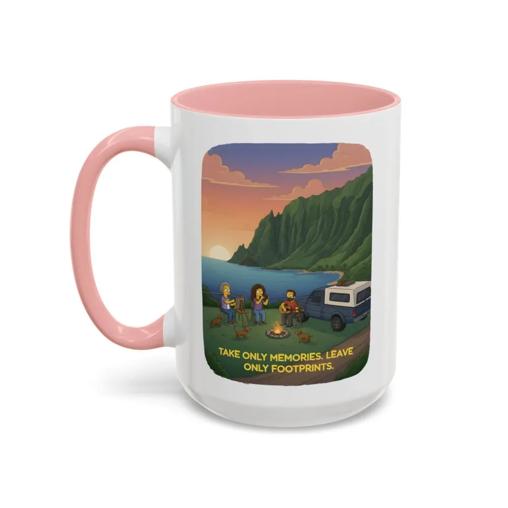 760176666176067145_2048.jpeg Accent Coffee Mug (11, 15oz) — "Take Only Memories-Leave Only Footprints" Design Sitcom-Line