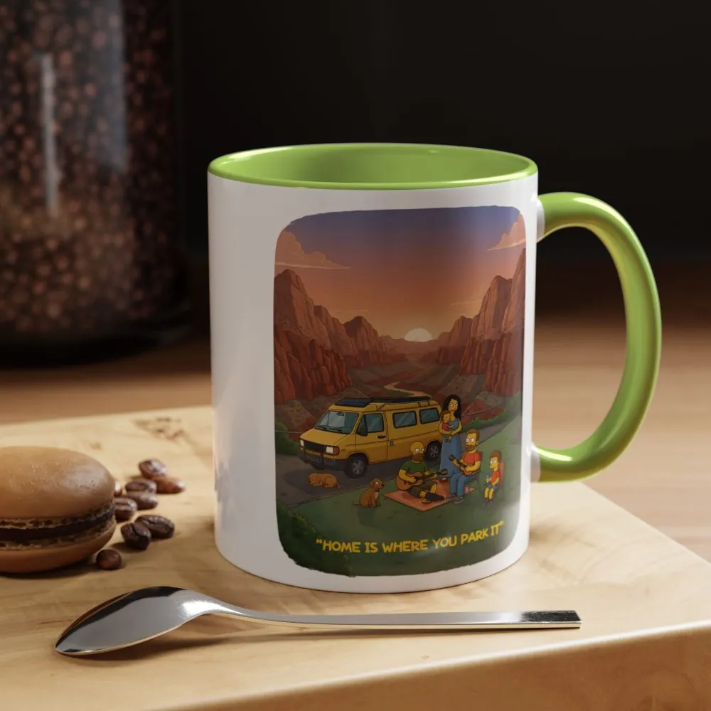 761430161616131287_2048.jpeg Accent Coffee Mug (11, 15oz) — "Home Is Where You Park It" Design Sitcom-Line