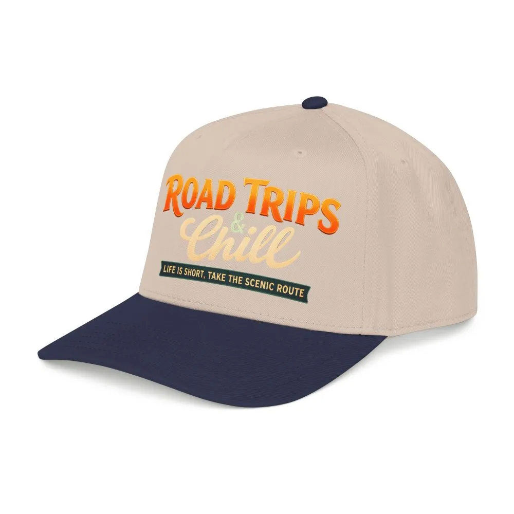 7646320899466474268_2048.jpeg Baseball Cap - "Road Trips And Chill" Design Scenic-Line