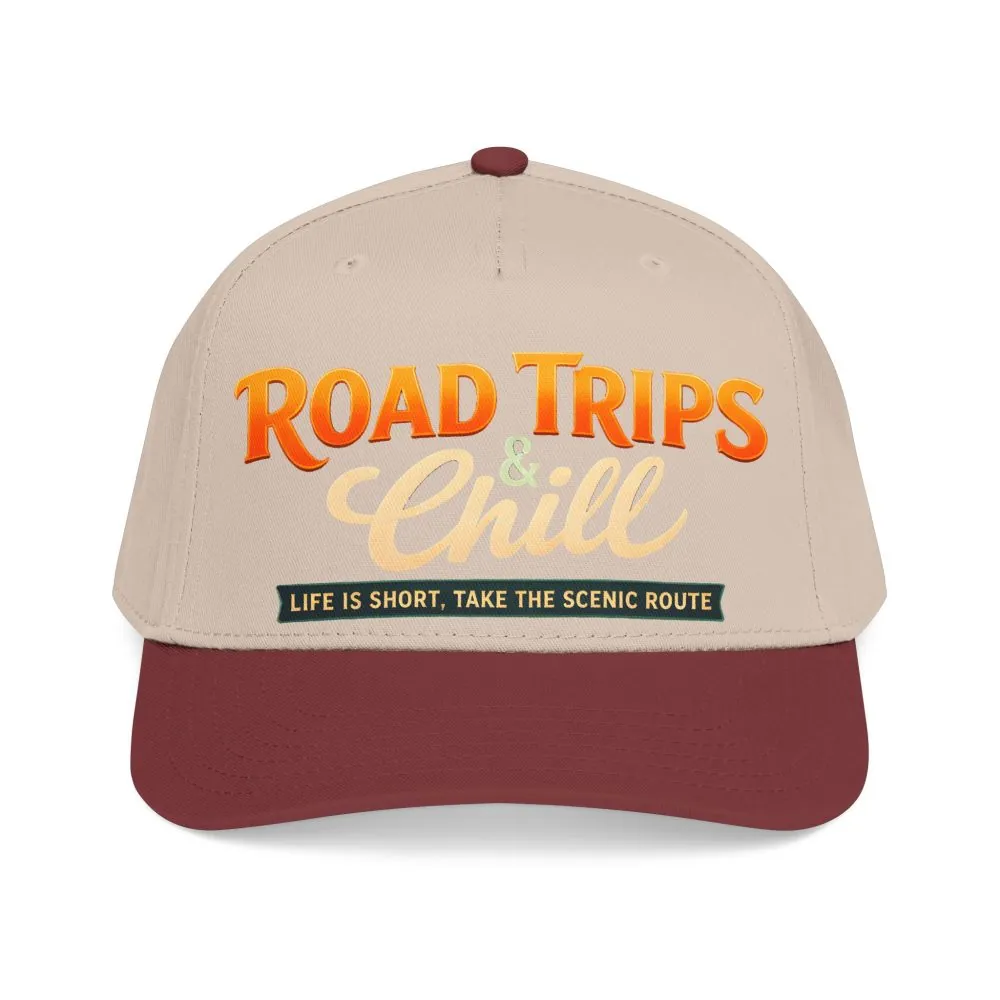 7705405940384746381_2048.jpeg Baseball Cap - "Road Trips And Chill" Design Scenic-Line
