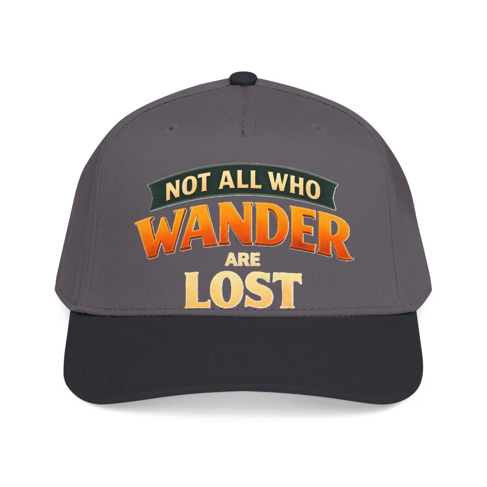7705829732524586802_2048.jpeg Baseball Cap - "Not All Who Wander Are Lost" Design Scenic-Line