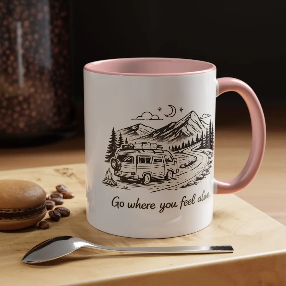 7746996394728876545_2048.jpeg Accent Coffee Mug (11, 15oz) — "Go Where You Feel Alive" Design Minimal-Line