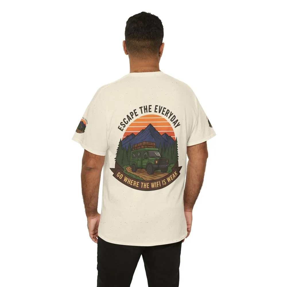 7755633791674912147_2048.jpeg Unisex Heavy Cotton Tee — "Go Where the WiFi Is Weak" Adventure Shirt