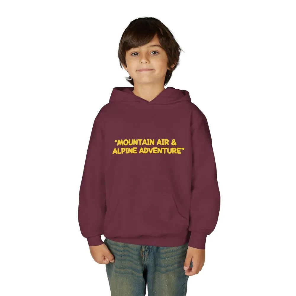 7755843276644441591_2048.jpeg Youth Hoodie(Gildan) – "Mountain Air And Alpine Adventure" (Design Sitcom-Line)