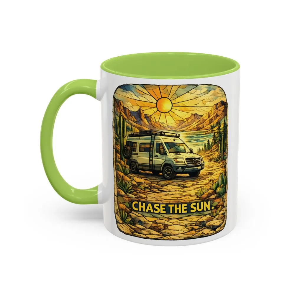 775682752635295339_2048.jpeg Accent Coffee Mug (11, 15oz) — "Chase The Sun" Design Cubic-Line