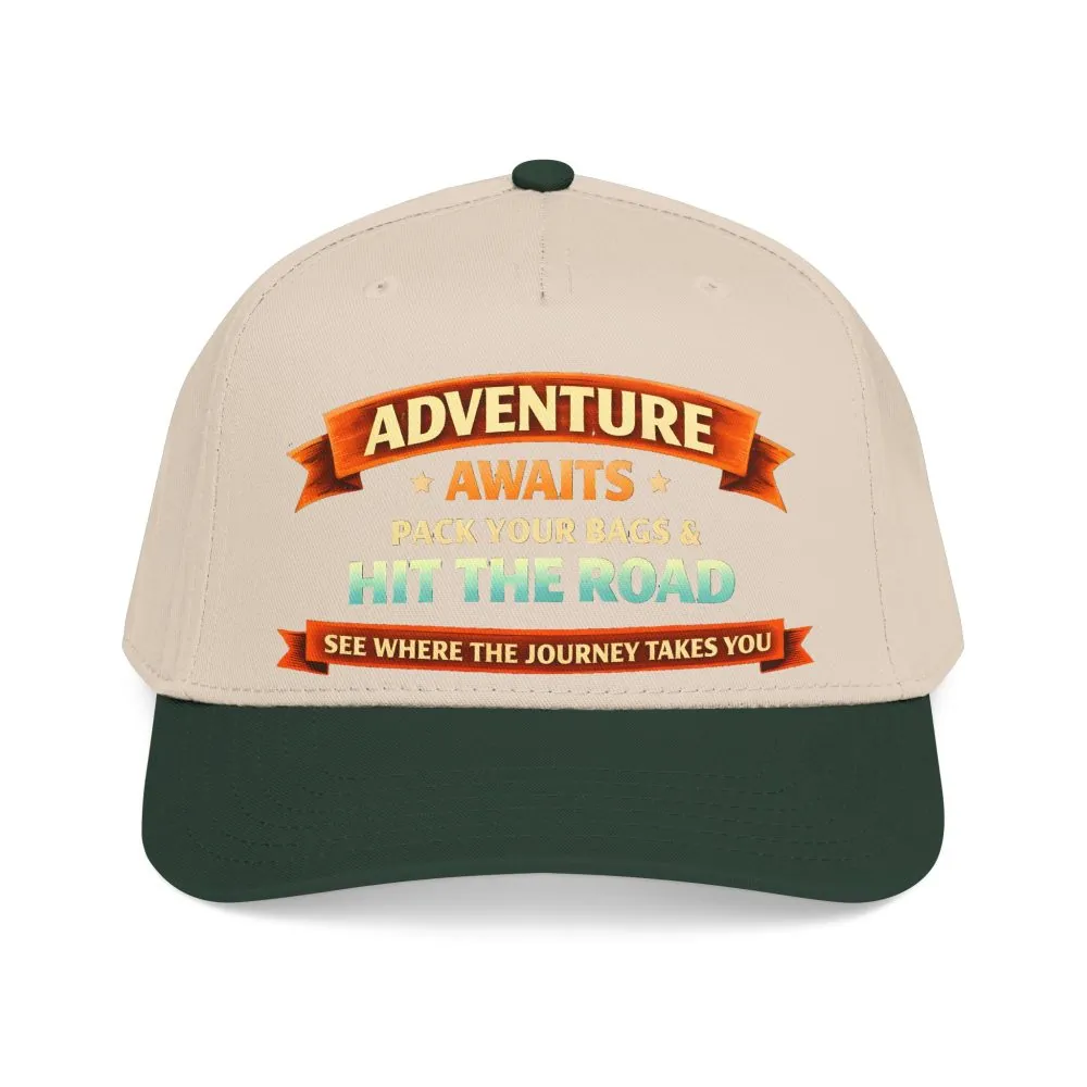 7788884791977561638_2048.jpeg Baseball Cap - "Adventure Awaits-Pack Your Bags" Design Scenic-Line