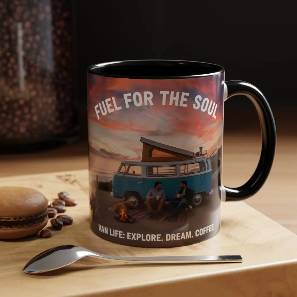 Accent Coffee Mug (11, 15oz) — "Fuel for the Soul"