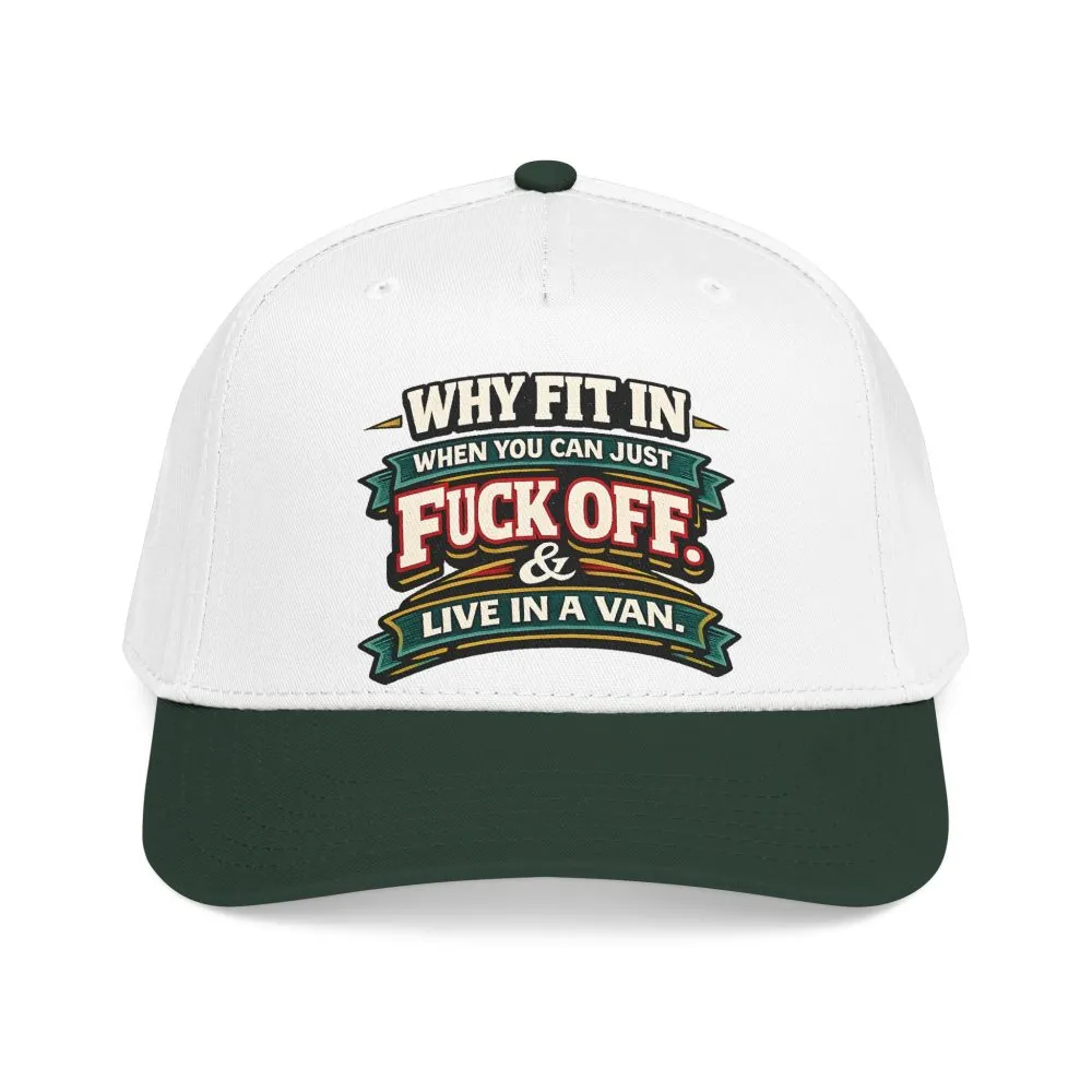 Baseball Cap - "Why Fit In" Design F**K-Line