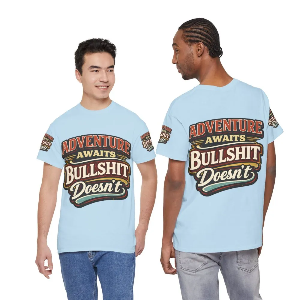 7856555336176406820_2048.jpeg Unisex Heavy Cotton Tee — "Adventure Awaits" Design F**K-Line