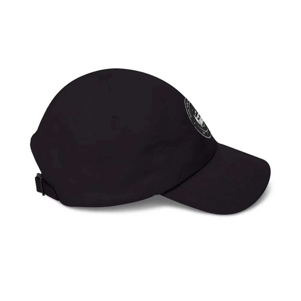 Dad Cap - "ROAD WHERE MADE FOR JOURNEYS-NOT DESTINATIONS" Vintage National Park Stamp Hat