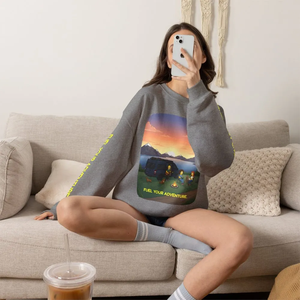7888945991382647790_2048.jpeg Unisex Heavy Blend™ Crewneck Sweatshirt — "Fuel Your Adventure" Design Sitcom-Line