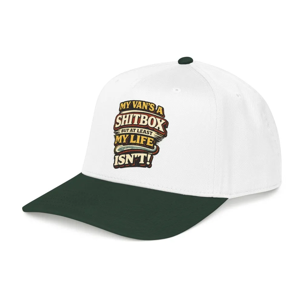 7892402956843683750_2048.jpeg Baseball Cap - "My Van`s A Shitbox" Design F**K-Line