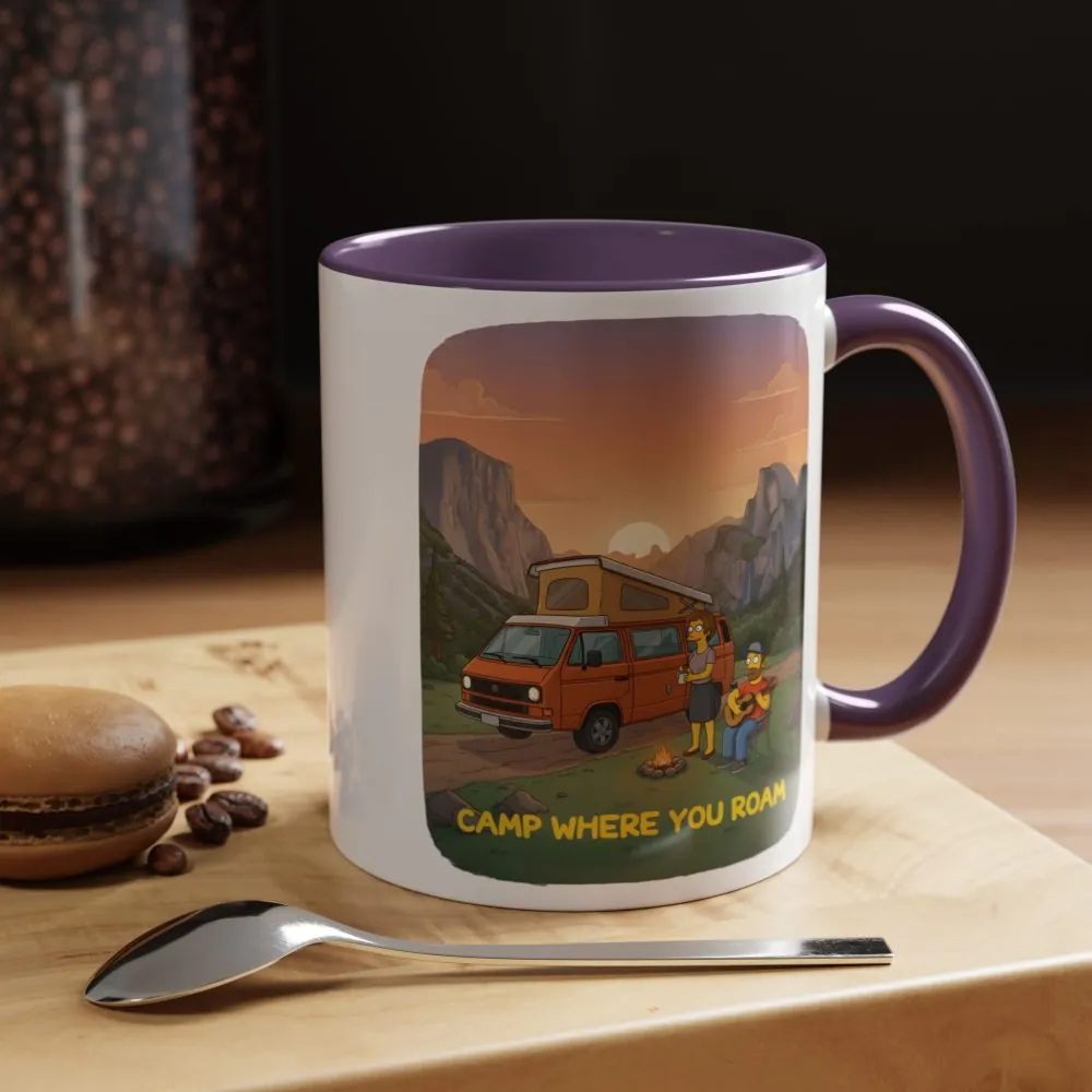 7944770608286445850_2048.jpeg Accent Coffee Mug (11, 15oz) — "Camp Where You Roam" Design Sitcom-Line