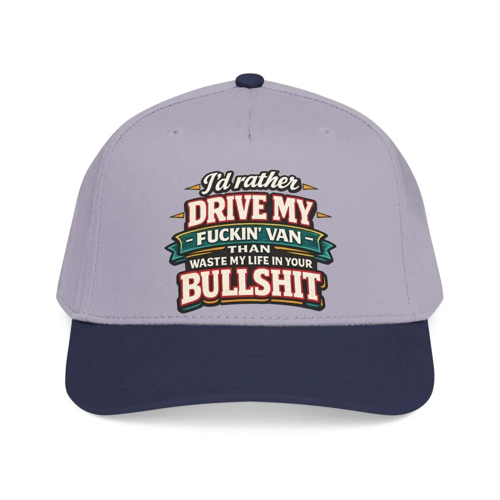 Baseball Cap - "I´d Rather Drive My Fucking Van" Design F**K-Line