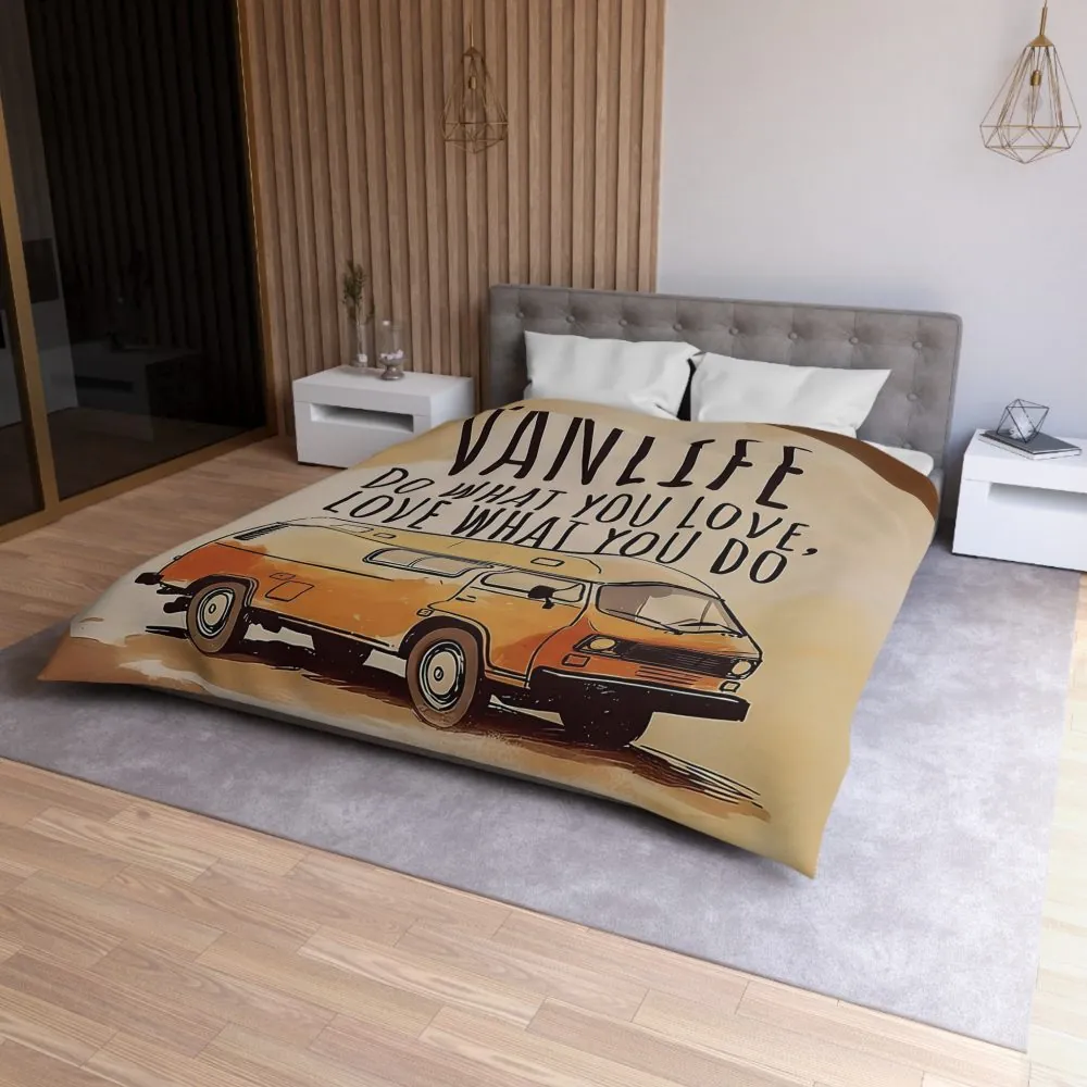 7947951492055276760_2048.jpeg Duvet Cover – "Do What You Love, Love What You Do" Camper Comforter