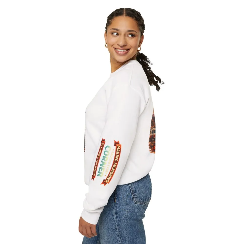 7957260131073148399_2048.jpeg Unisex Heavy Blend™ Crewneck Sweatshirt — "Making Memories Around Every Corner" Design Scenic-Line