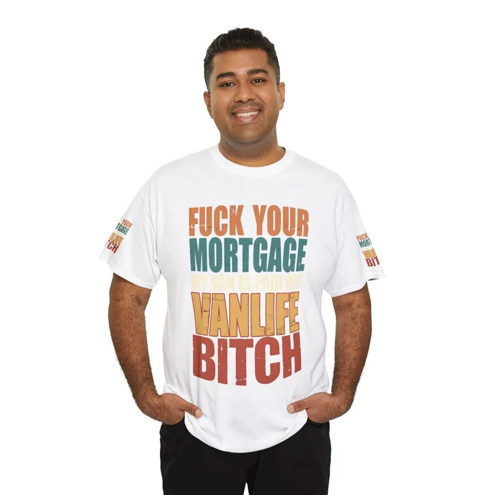7991964943010871486_2048.jpeg Unisex Heavy Cotton Tee — "Fuck Your Mortgage" Design F**K-Line