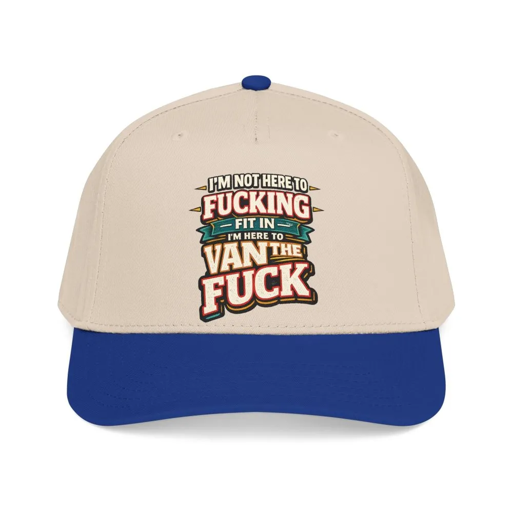 7992451809582904887_2048.jpeg Baseball Cap - "I´m Not Here To Fucking Fit In" Design F**K-Line