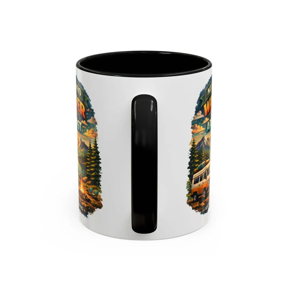 8047384551706794535_2048.jpeg Accent Coffee Mug (11, 15oz) — "Not All Who Wander Are Lost" Design Scenic-Line
