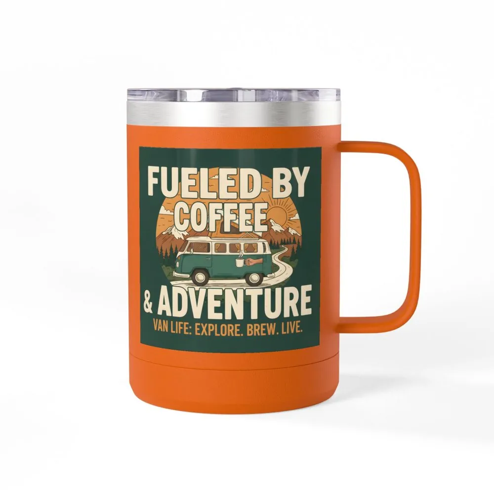 8059116587090509573_2048.jpeg Coffee Mug Tumbler, 15oz — "Fueled by Coffee & Adventure"