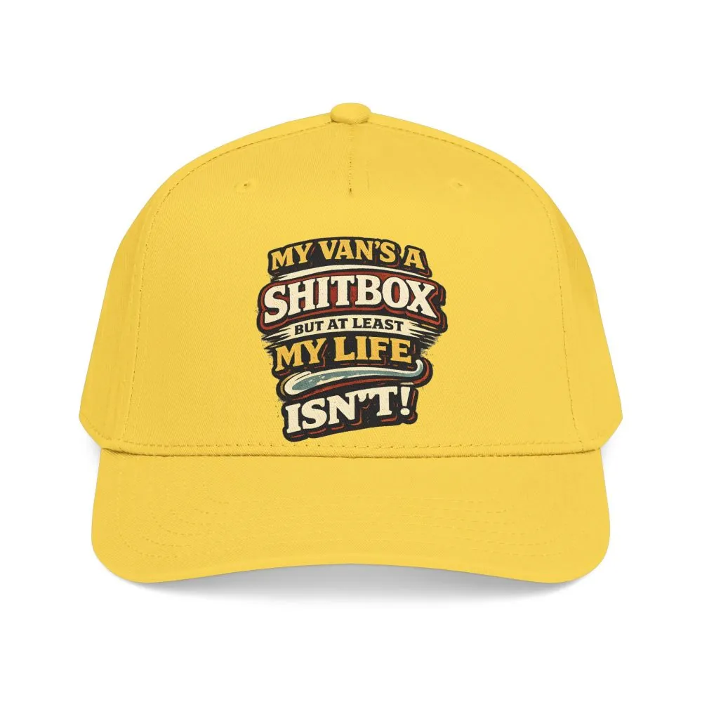 8065157841259967584_2048.jpeg Baseball Cap - "My Van`s A Shitbox" Design F**K-Line