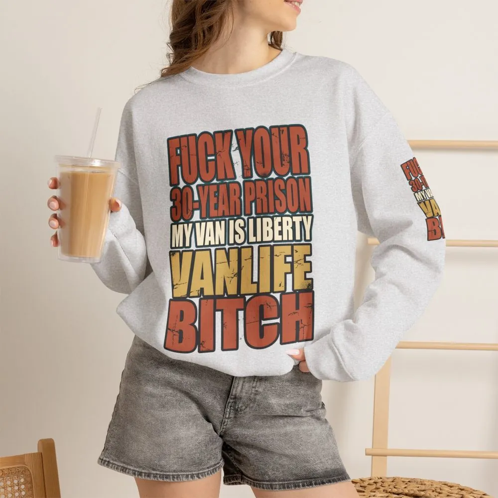 8120726263384215566_2048.jpeg Unisex Heavy Blend™ Crewneck Sweatshirt — "Fuck Your 30 Year" Design F**K-Line