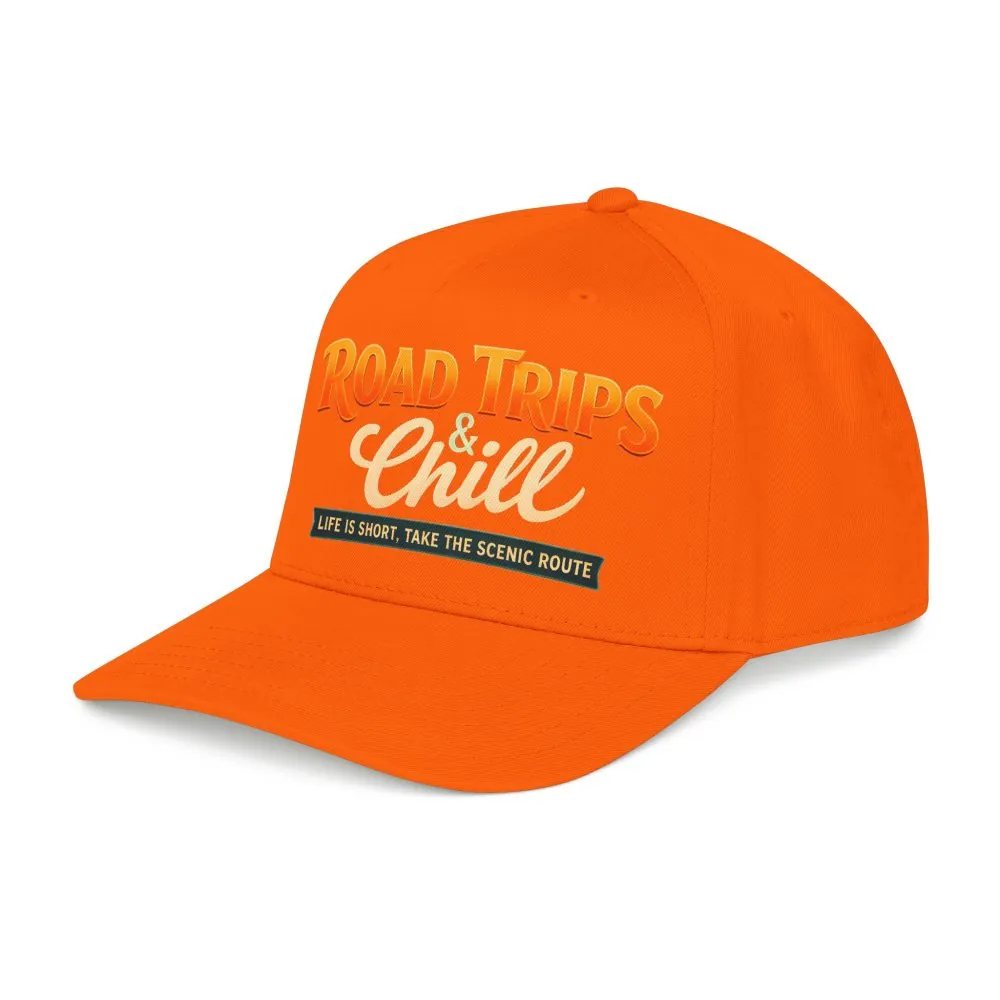 8129185426182780469_2048.jpeg Baseball Cap - "Road Trips And Chill" Design Scenic-Line